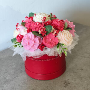 Flower Box Czerwony